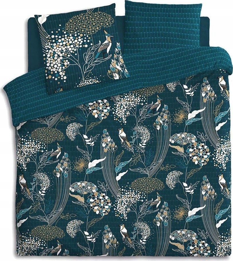 Atmosphera Komplet pościeli bawełnianej PAON, motyw pawia, 240x220 cm