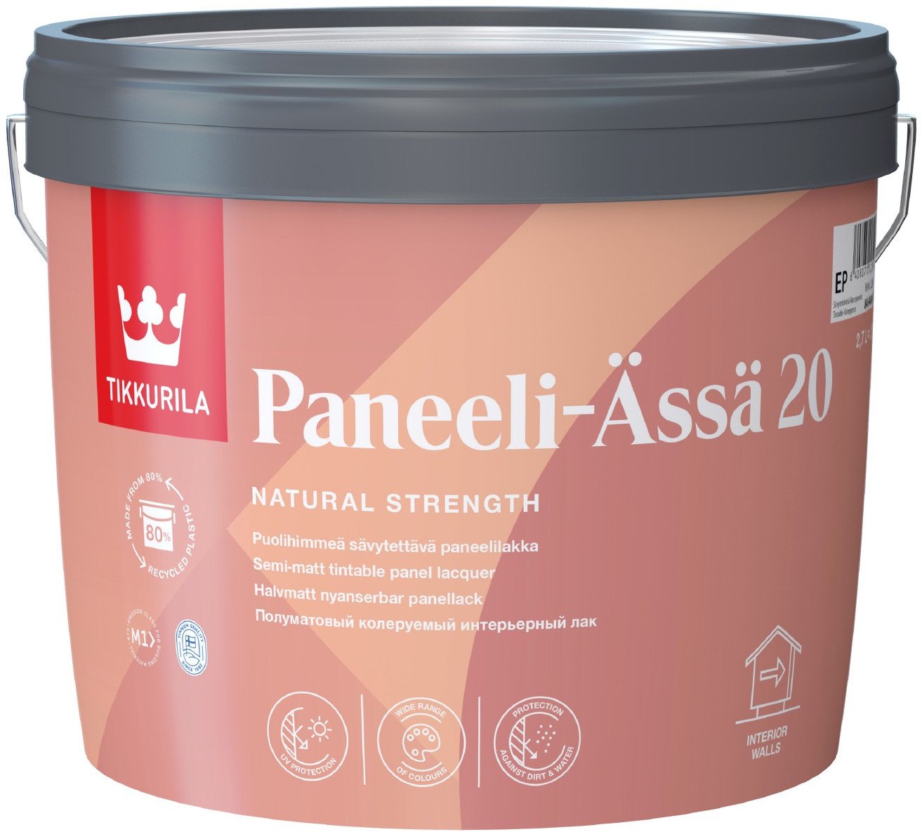 Tikkurila LACQ F/PANEL S-GL PANEELI-ASSA 2,7L