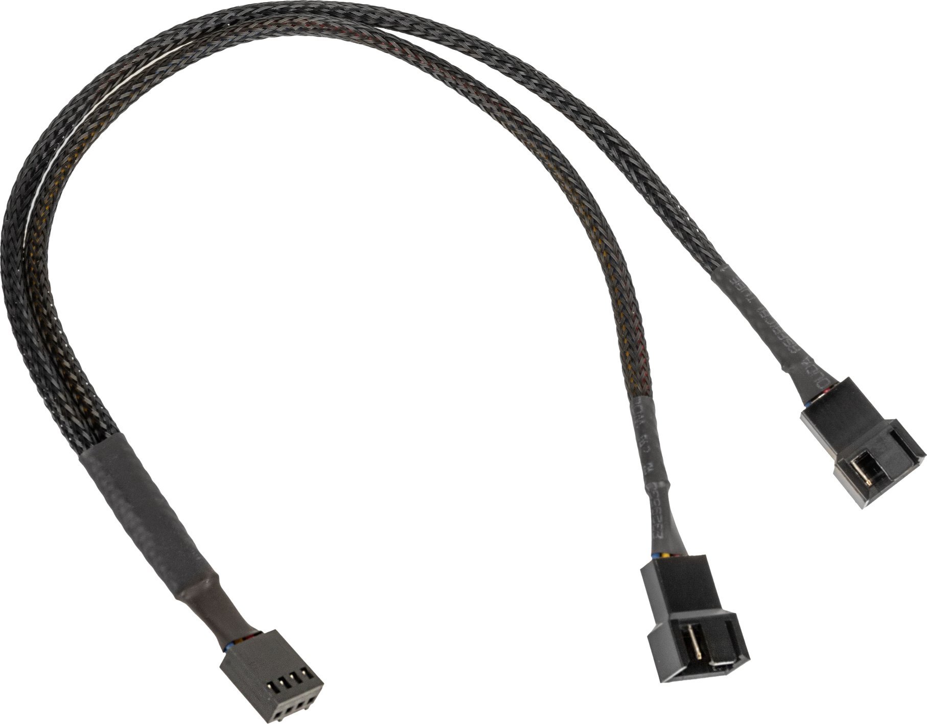 Kolink Kolink 1-2 PWM Lüfter Splitterkabel - 35 cm, geflochten, schwarz