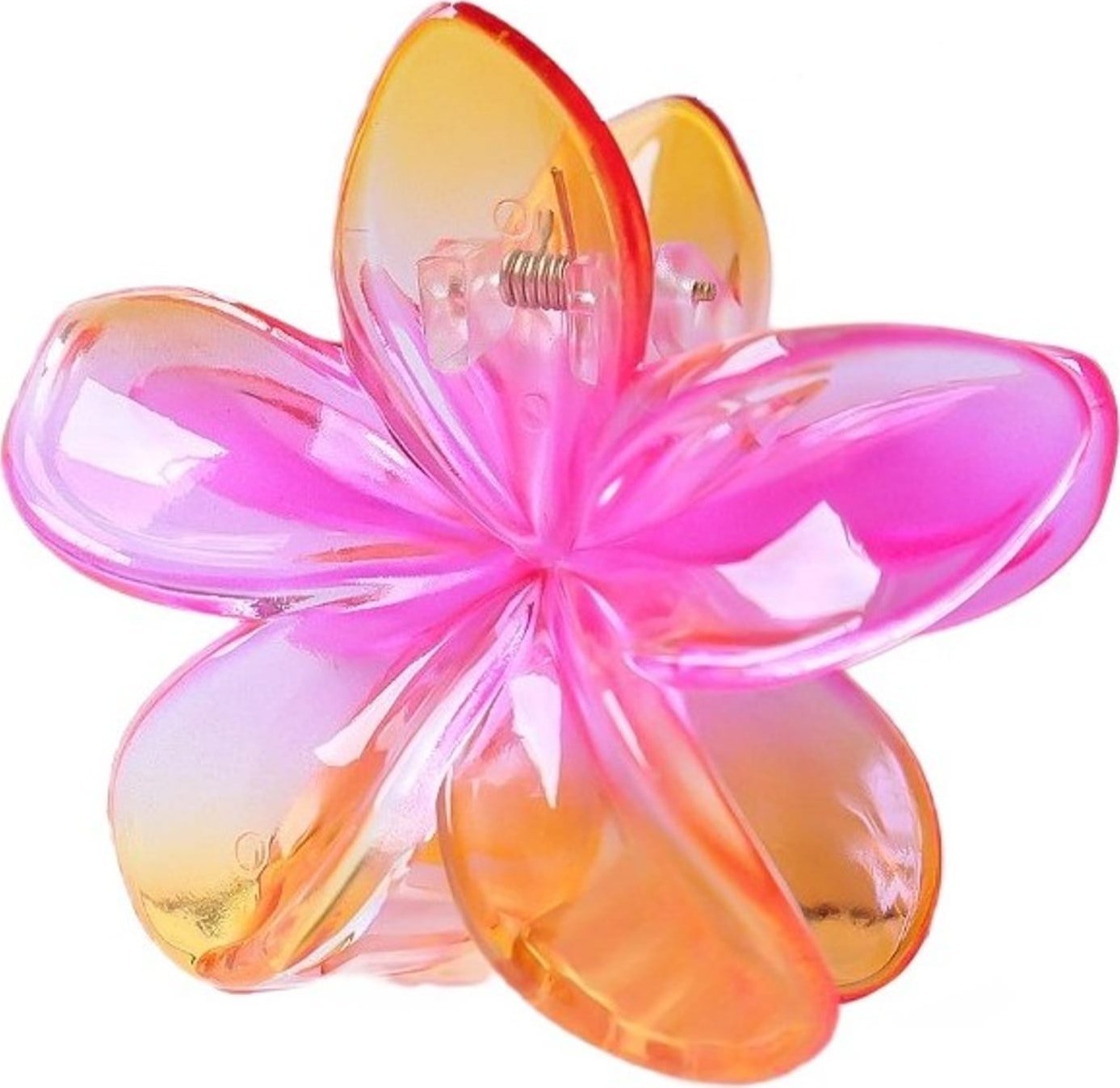 eCarla Spinka do włosów klamra XL kwiat OMBRE 7,5x8cm SP322