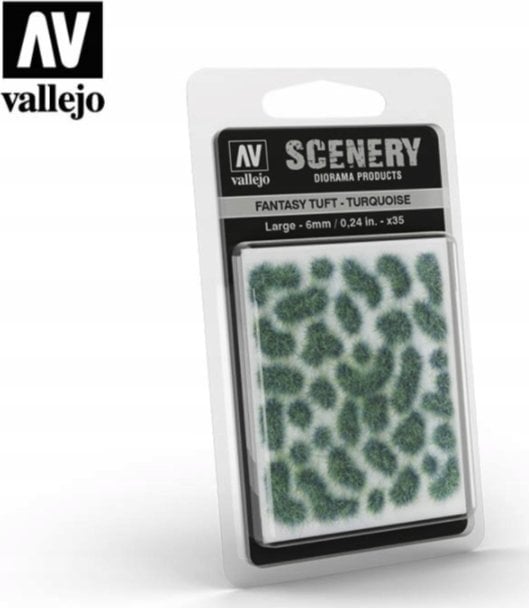 Vallejo Vallejo: Scenery - Fantasy Tuft - Turquoise (6)x35