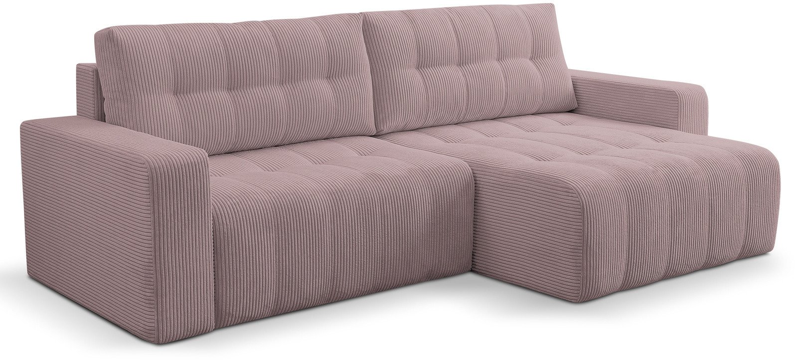 Narożnik Palermo w tkaninie POSO z funkcją spania i pojemnikiem na pościel