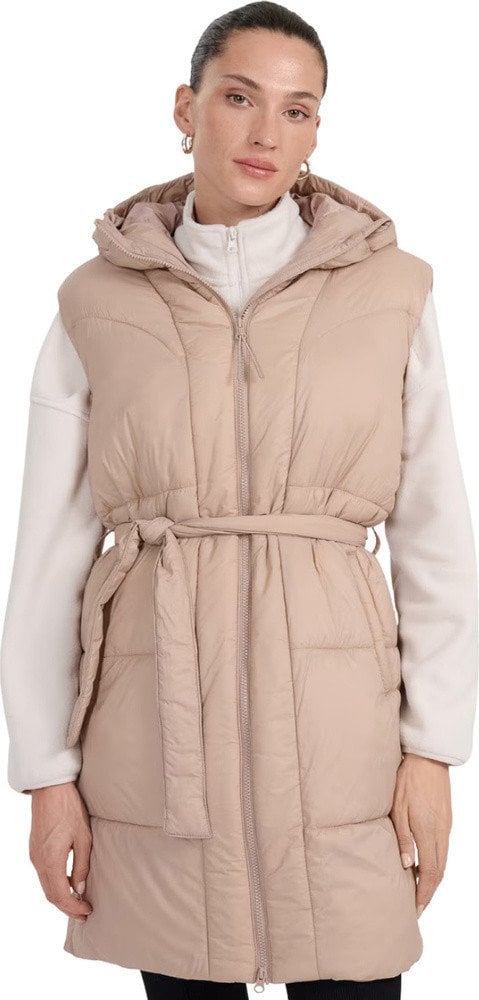 Kamizelka damska 4F F221 beżowa 4FWAW25TVJAF221 083S L