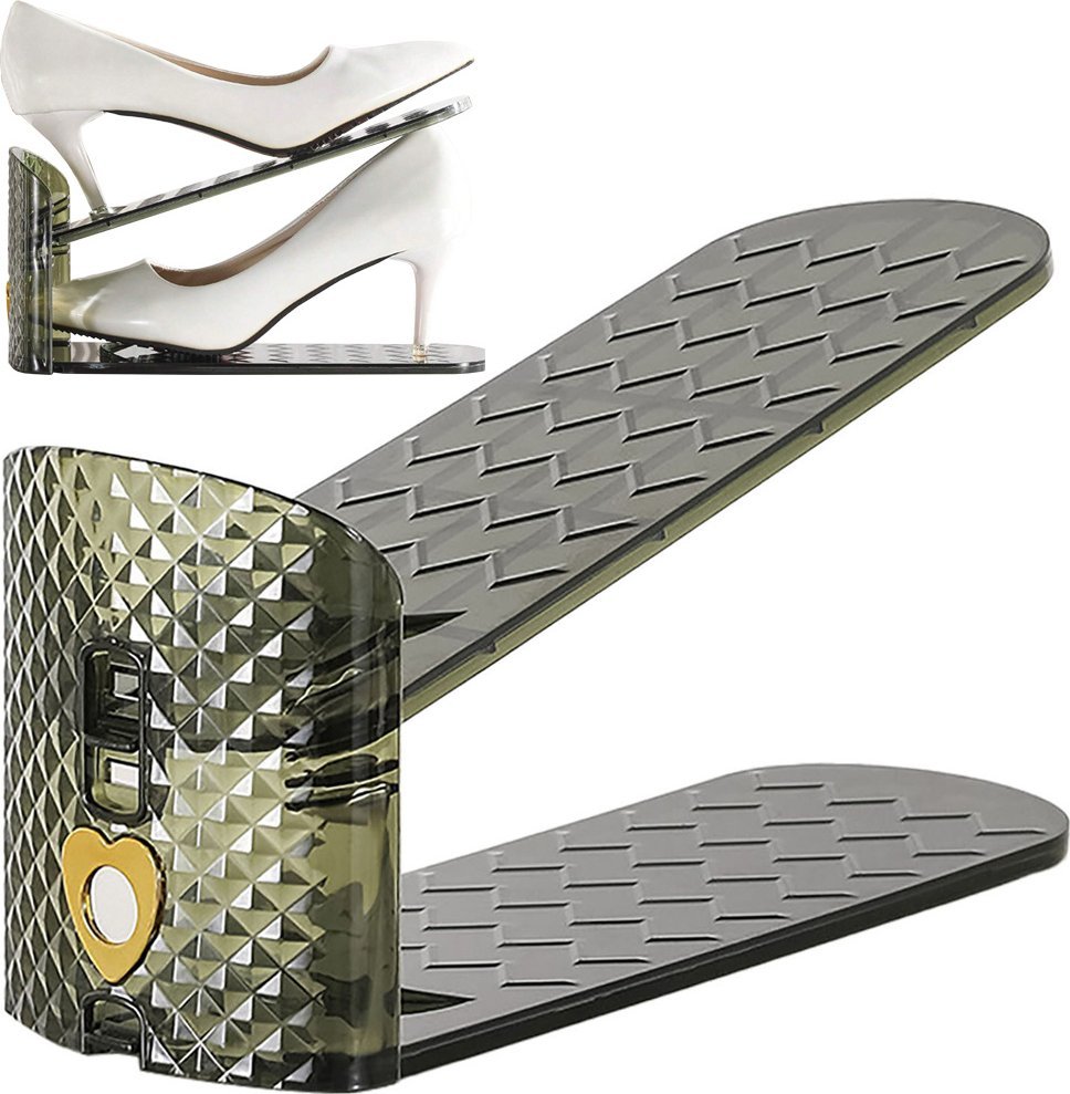 Verk Organizer uchwyt na buty regulowany obuwie półka do szafy garderoby szafki Organizer uchwyt na buty regulowany obuwie półka do szafy garderoby sz