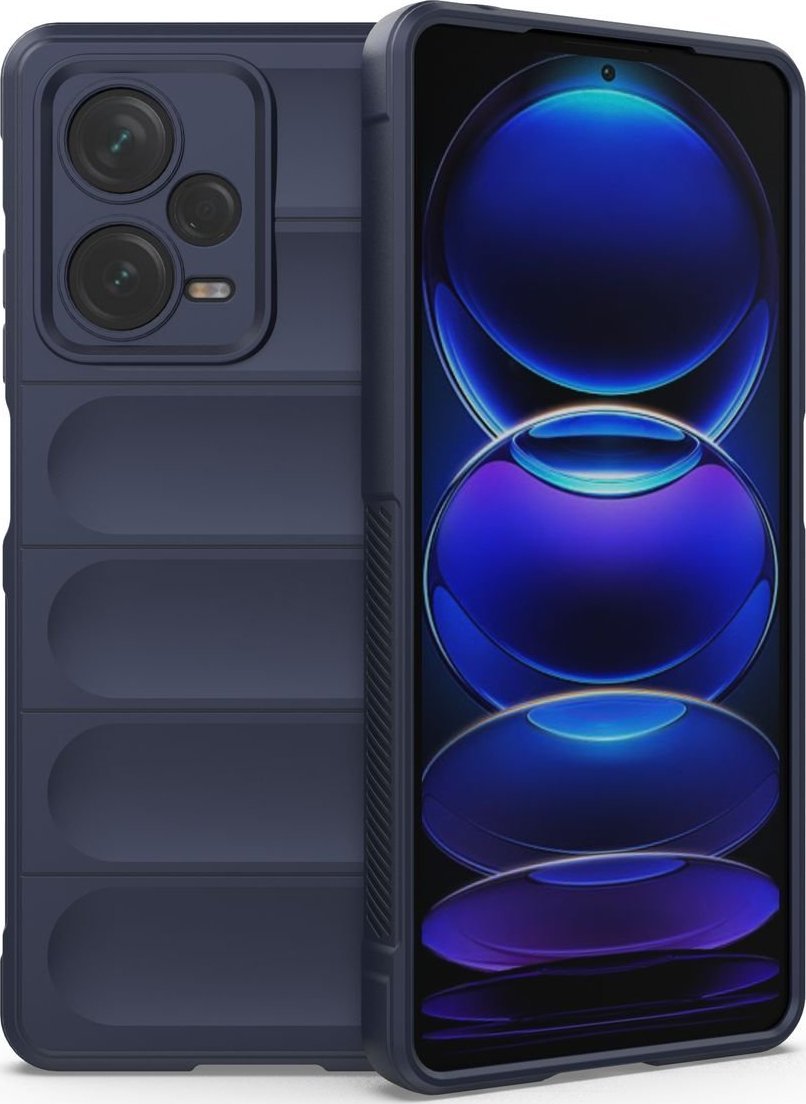 Hurtel Magic Shield Case etui do Xiaomi Redmi Note 12 Pro+ elastyczny pancerny pokrowiec niebieskie