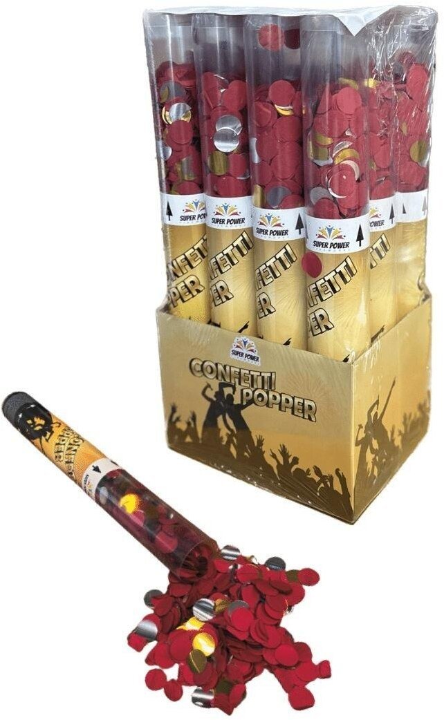 Super Power Konfetti powietrzne czerwony
