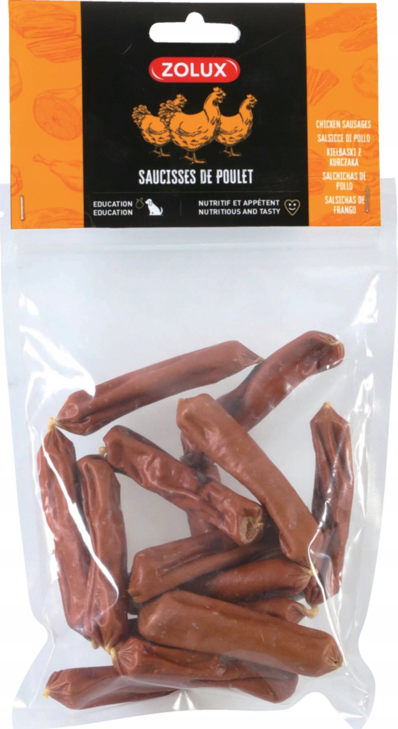 Zolux Kiełbaski z kurczaka 100g