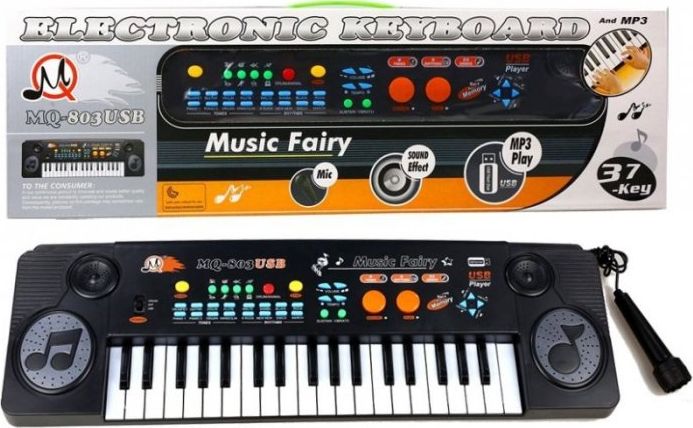 Lean Sport Keyboard Organy z Mikrofonem 37 Klawiszy USB