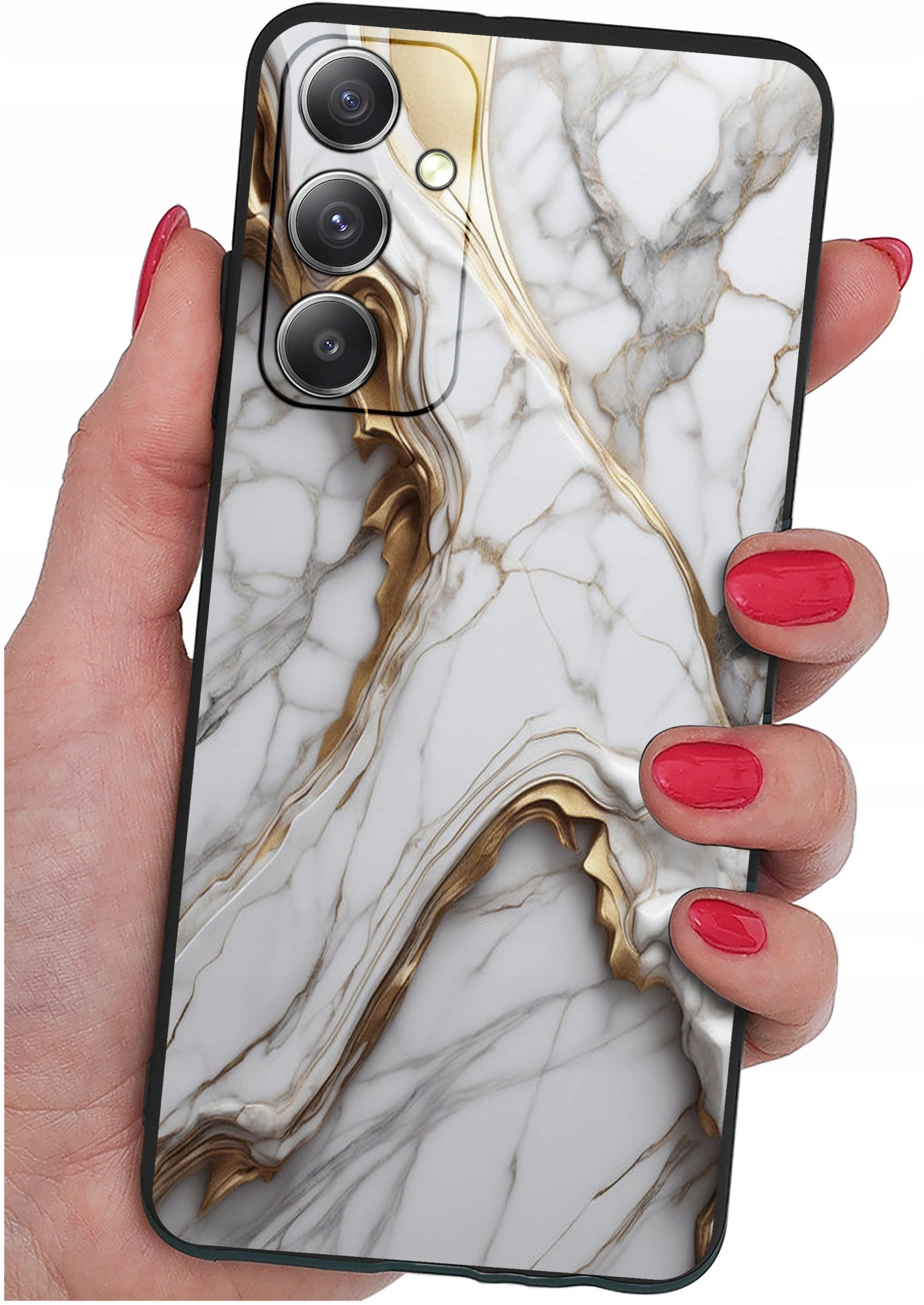 ETUI do Samsung Galaxy M23 5G WZORY |SILIKONOWE MATT CASE + SZKŁO 9H