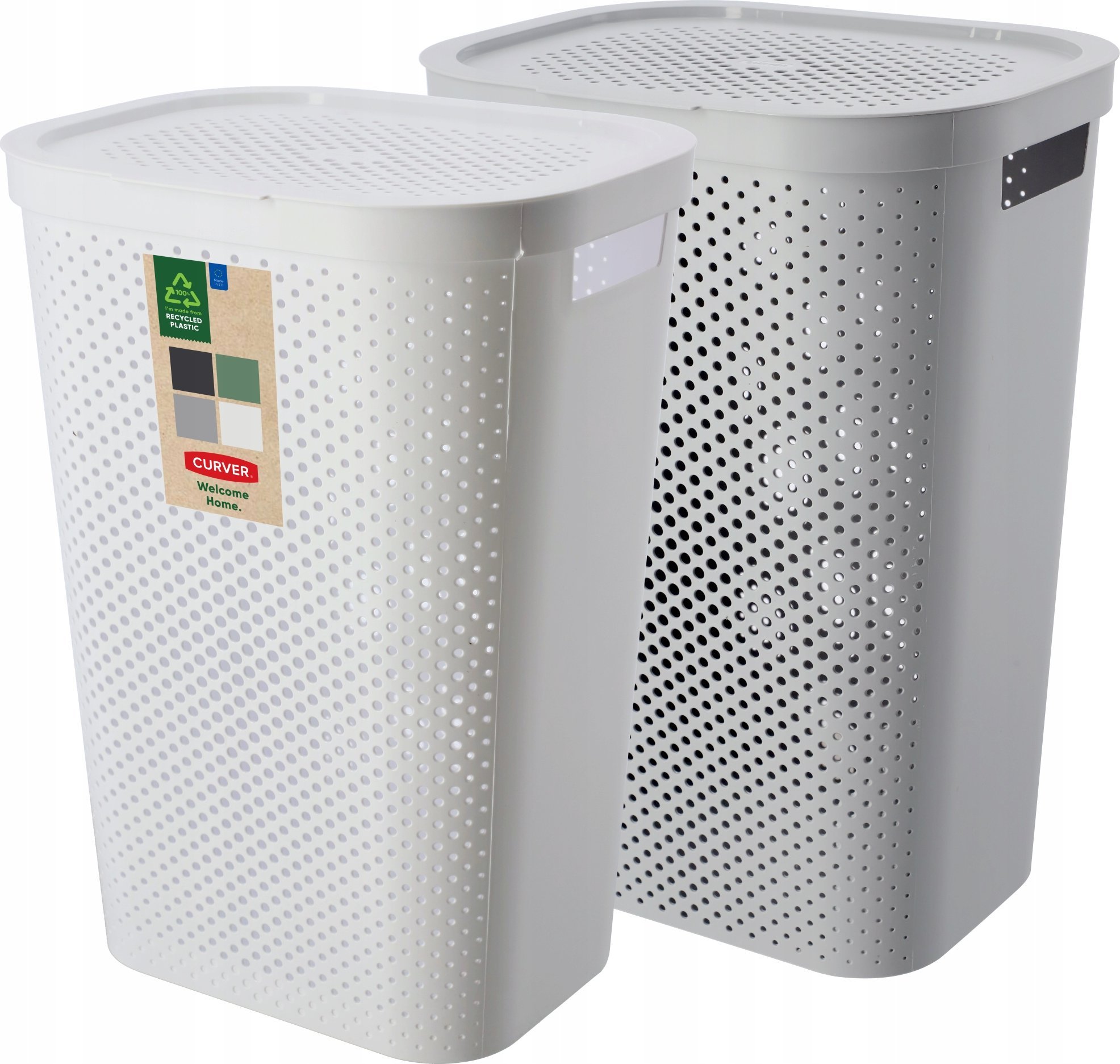 Kadax Curver Kosze Pojemniki Na Pranie Bieliznę 2x60L