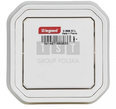 069851L NOWE PLEXO 55 Łącznik schodowy komplet podtynkowy 10 AX - 250V AC biały 069851L