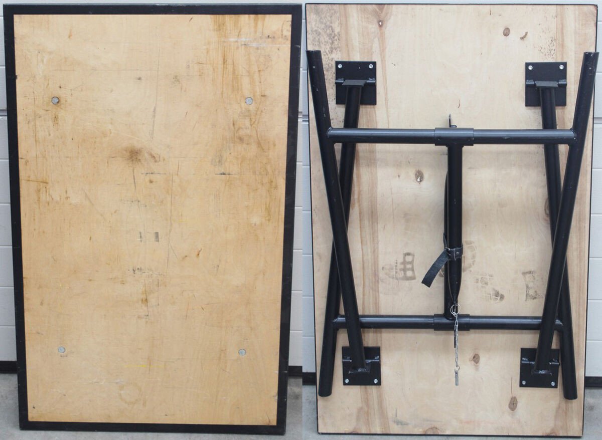 Rems arbejdsbord Jumbo - Arbejdsplade Bøg-multiplex, 1100×700×26mm, sammenklappeligt