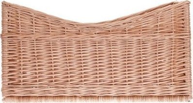 WickerPL Wiklinowy Prostokątny Kosz na Sklejce 63x43 H33/26/33 cm