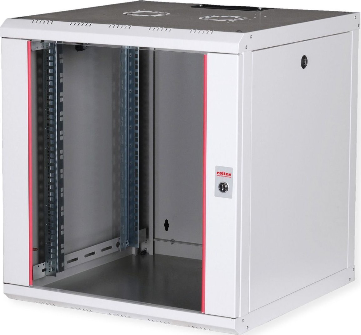 ROLINE Wandgeh�use Pro 48,26cm 19Zoll 12 HE 600x600 BxT grau