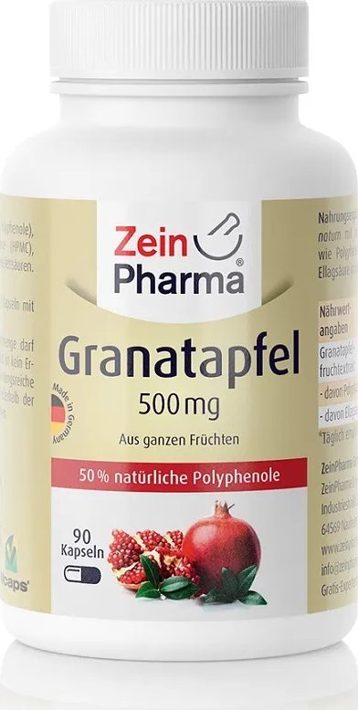 Zein Pharma Zein Pharma - Granat, 500mg, 90 kapsułek