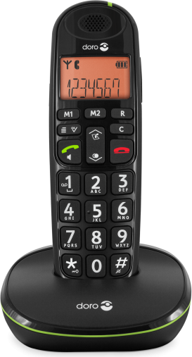 Telefon stacjonarny Doro Czarny