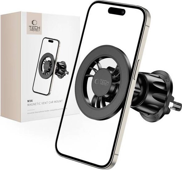 Tech-Protect TECH-PROTECT N56 MAGNETIC MAGSAFE VENT CAR MOUNT BLACK