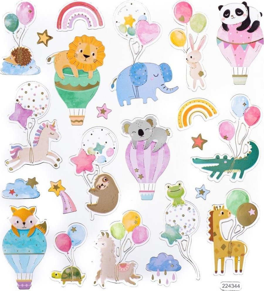 Naklejki urodzinki 23szt