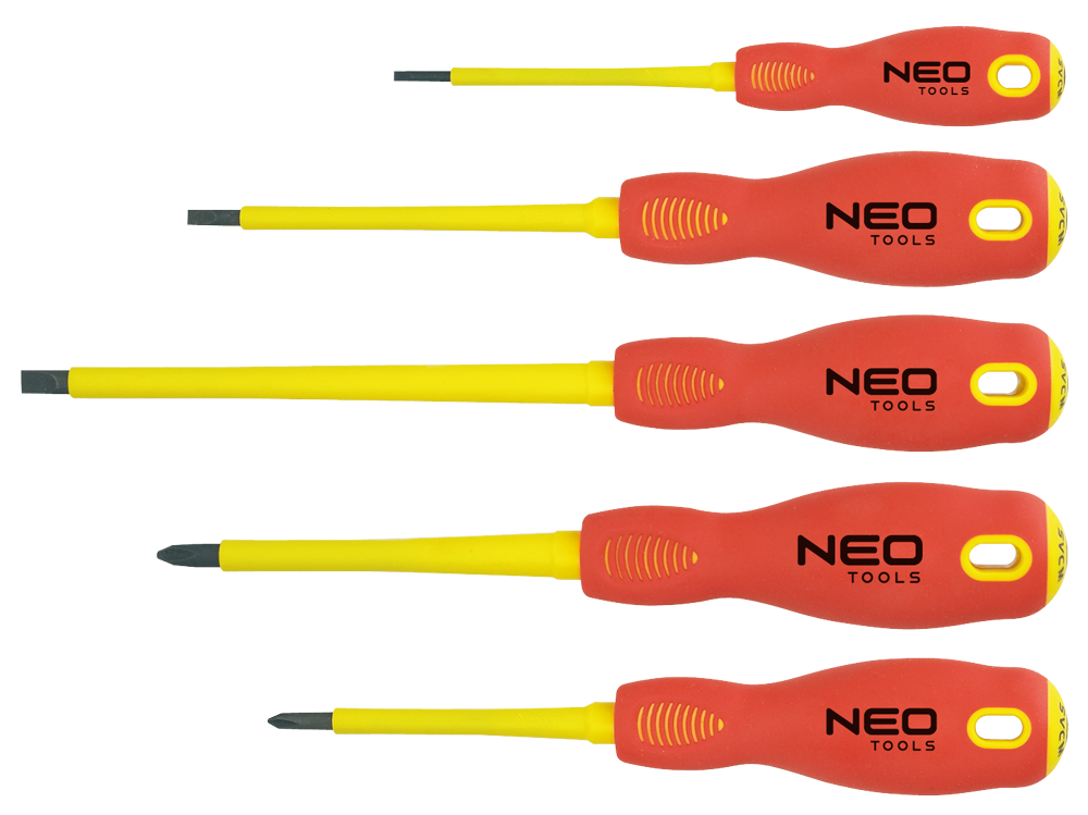 Neo Wkrętaki izolowane 1000V 5szt. (04-220)