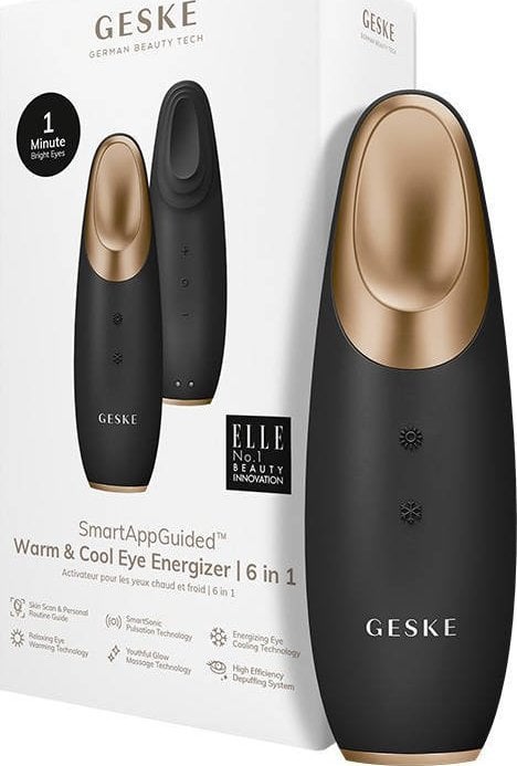 Geske Masażer do oczu Cool & Warm 6w1 Geske z Aplikacją (szary)