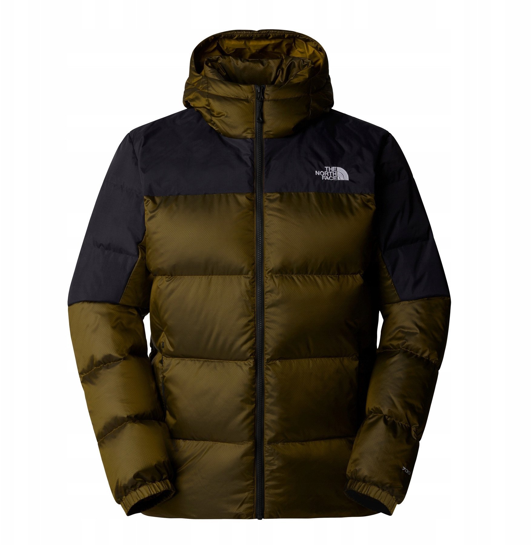 Kurtka puchowa The North Face Diablo Down 2.0 Hoodie - moss green black heather/black