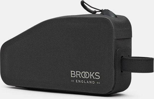 Brooks Torba na ramę BROOKS SCAPE TOP TUBE BAG, Black, Pojemność 0,9L, Mocowanie na pasku, Wodoodporna (NEW)