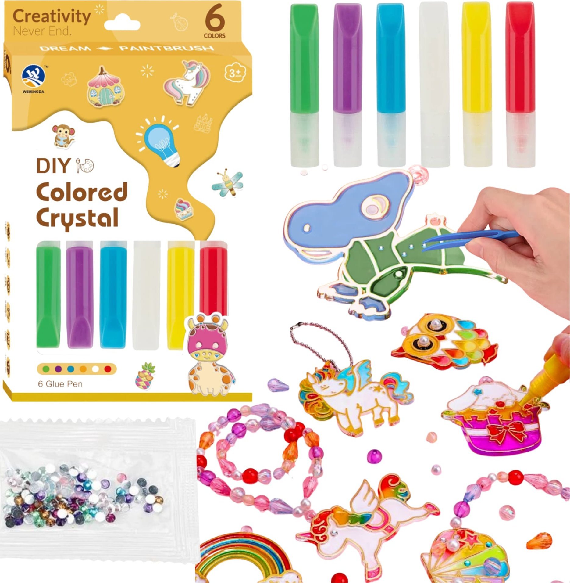 ProNice ZESTAW ARTYSTYCZNY KREATYWNY DO MALOWANIA SZABLONY WZORY ZAWIESZKI NAUKA