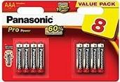 Panasonic PANASONIC Alkalické baterie Pro Power LR03PPG/8BW AAA 1,5V (Blistr 8ks) (80265909) - 847081