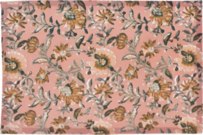 Home Styling Collection Podkładka pod talerz bawełniana w kwiaty, 45 x 30 cm