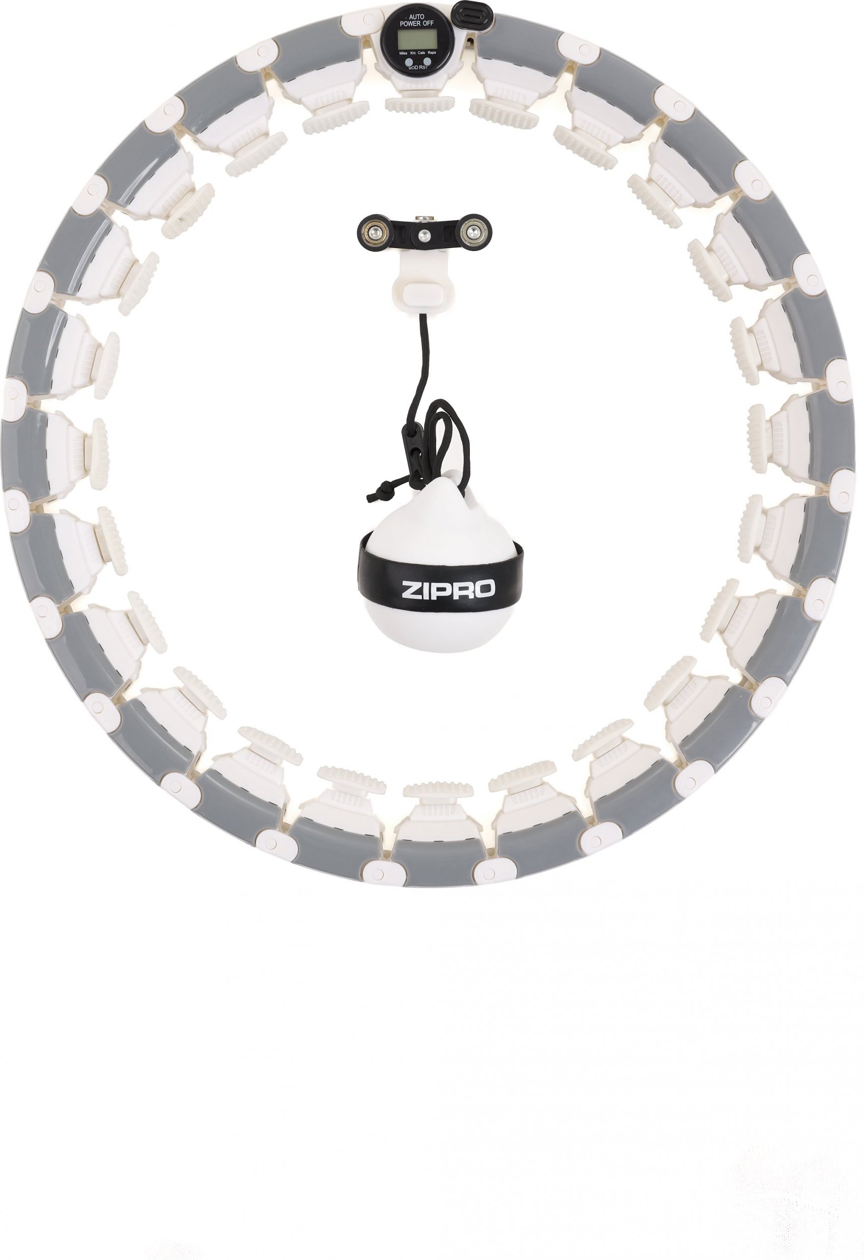 Zipro ZIPRO Hula hop z obciążeniem i funkcją masażu