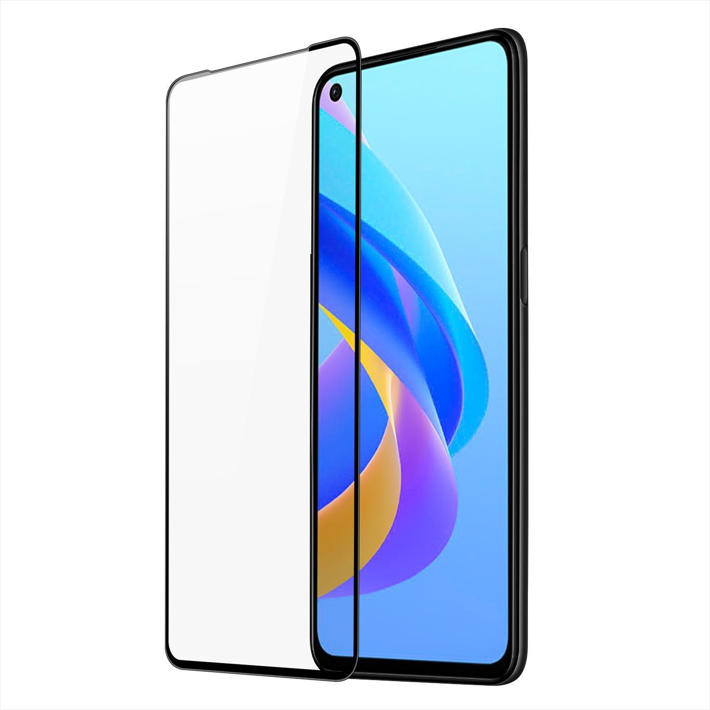 Dux Ducis Dux Ducis 9D Tempered Glass wytrzymałe szkło hartowane 9H na cały ekran z ramką Oppo A76 / Oppo A36 / Realme 9i czarny (case friendly)