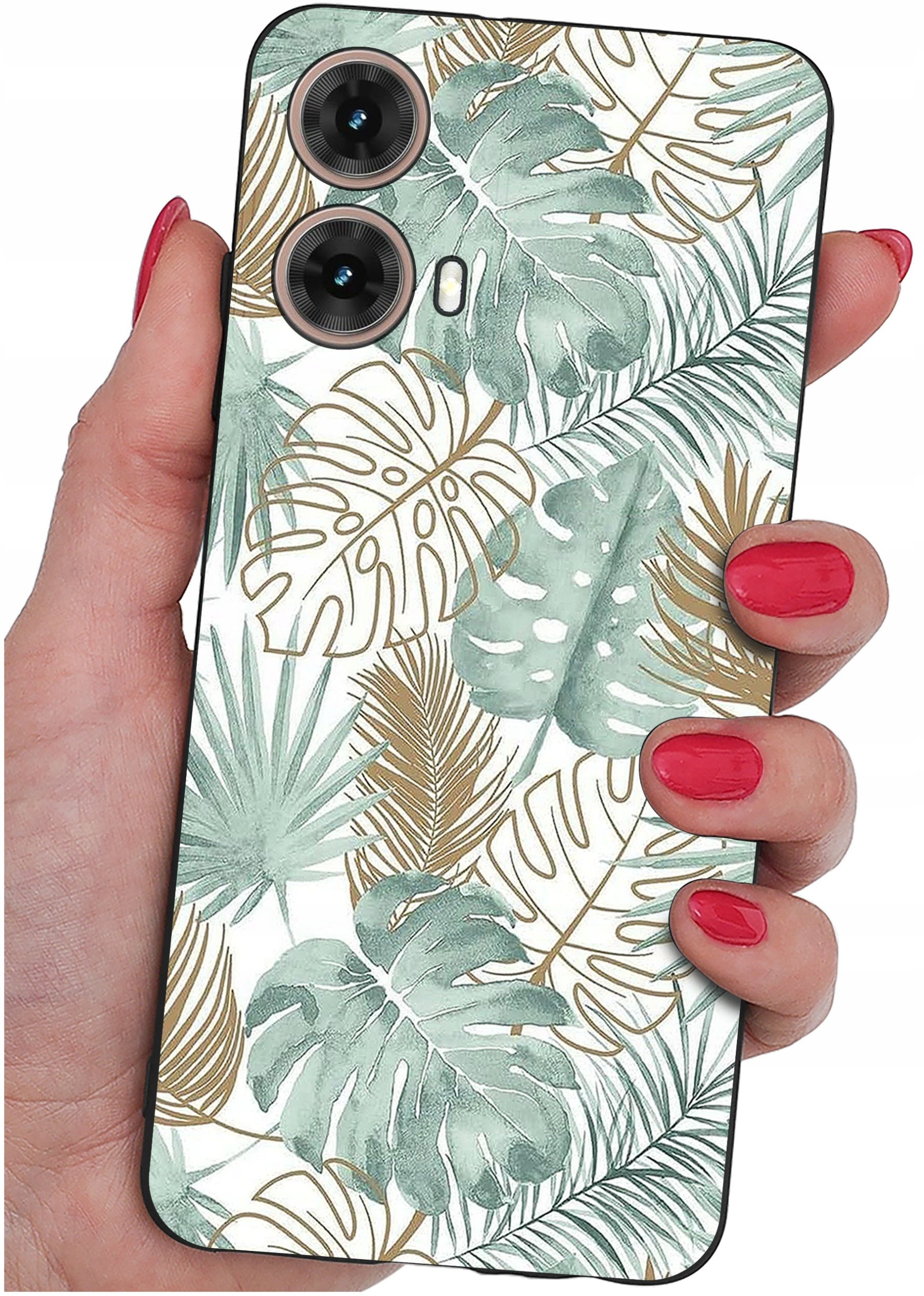 Etui do Motorola Moto G85 5G WZORY |SILIKONOWE MATT CASE