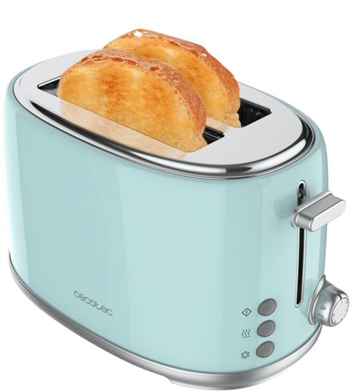Toster Cecotec Toster Toast&Taste 1000 Retro Double Blue