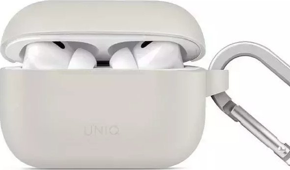 Uniq Etui ochronne na słuchawki UNIQ Vencer do AirPods Pro 2 gen. Silicone szary/chalk grey