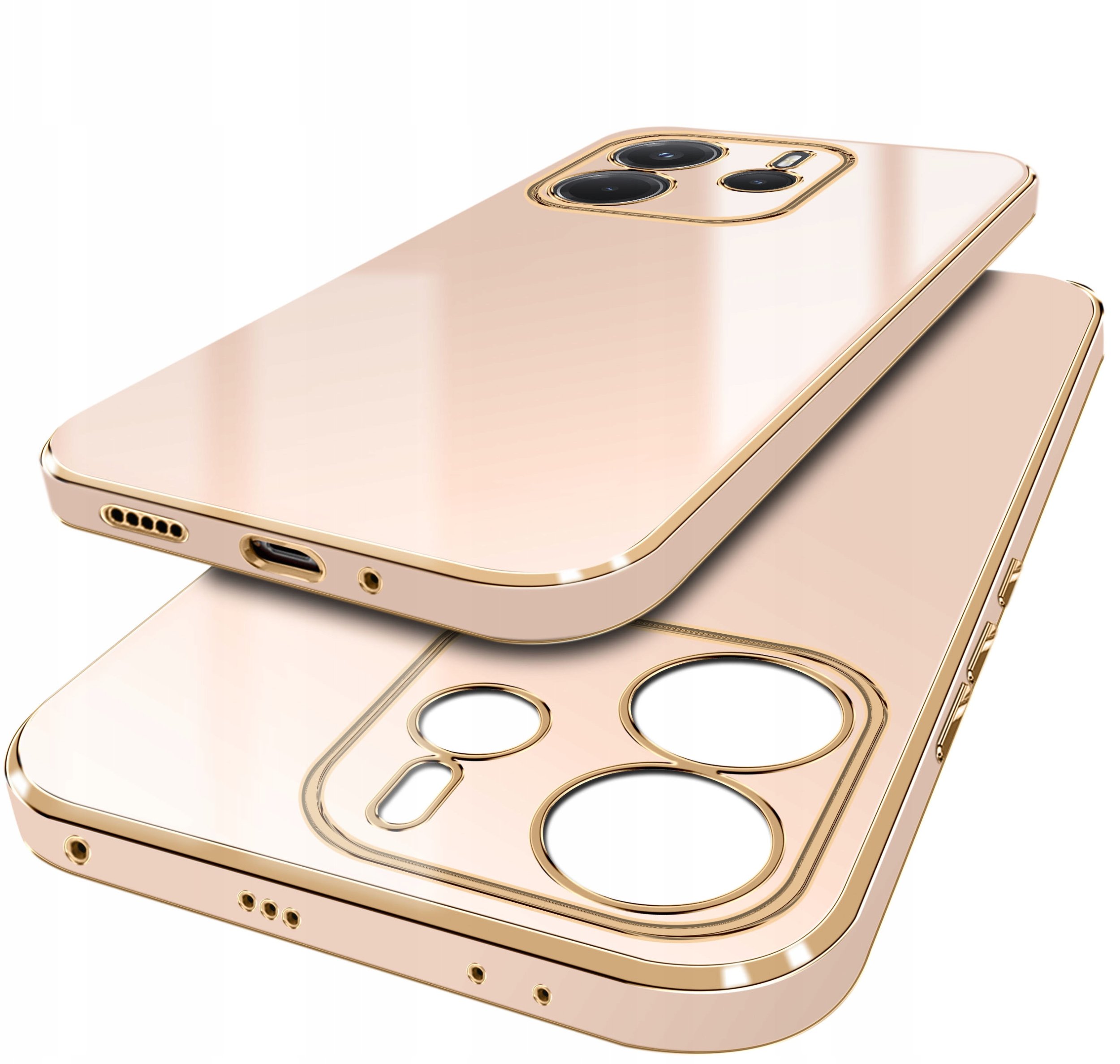 Etui do Xiaomi Redmi Note 14 5G SILIKONOWE ELEGANCKIE SLIM + Szkło 9H