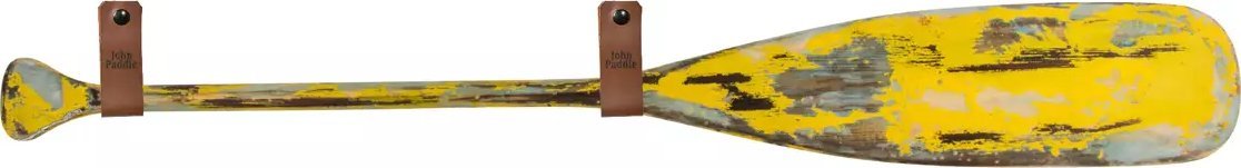 John Paddle Pagaj John Paddle Ozdoba Postarzany 110 cm WZ5 ze skórzanymi poziomymi zawieszkami 110 cm