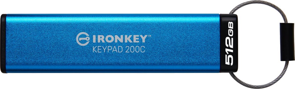 Pendrive Kingston Kingston IronKey Keypad 200C - USB-Flash-Laufwerk - verschlusselt - 512 GB - USB 3.2 Gen 1