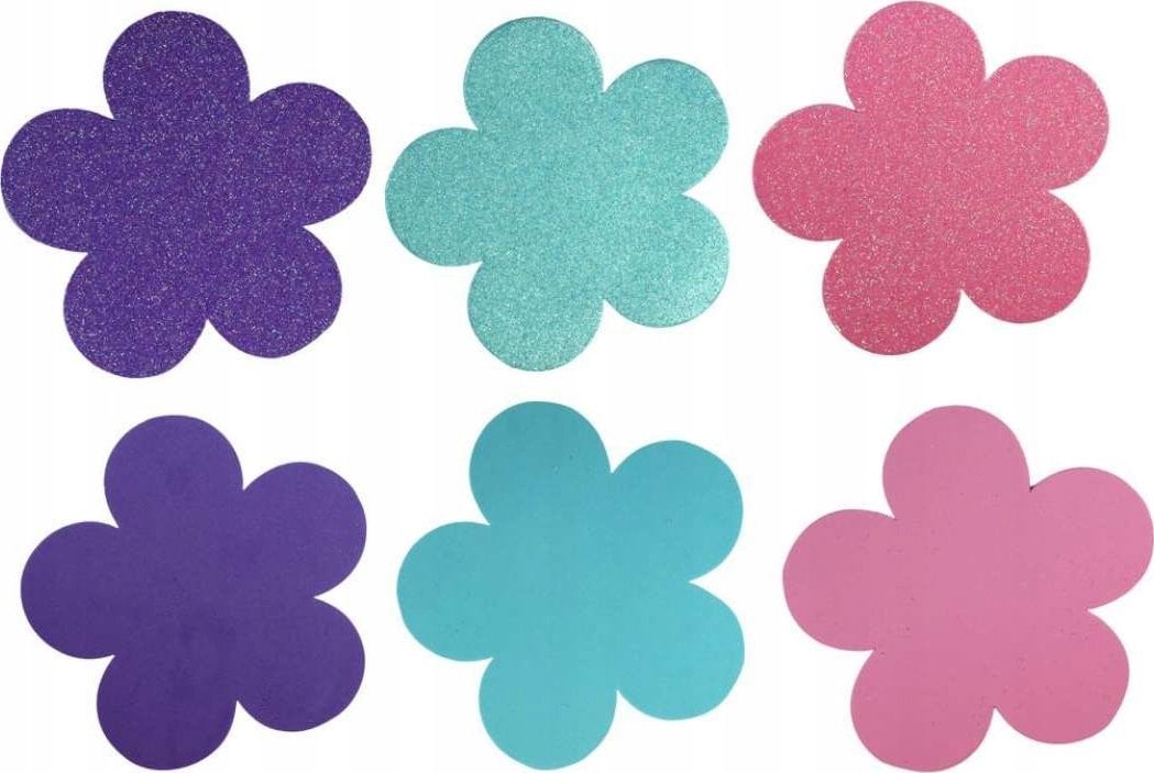 Titanum Dekoracje piankowe kwiaty 12szt