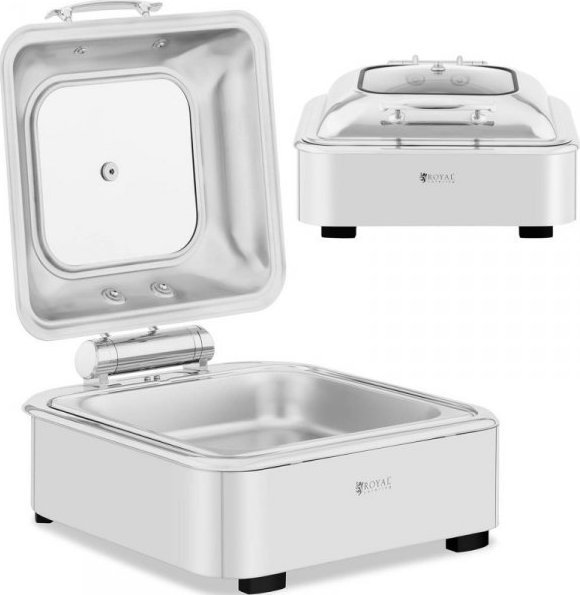 Royal Catering Podgrzewacz do potraw stołowy wodny z okienkiem GN 2/3 5.3 l