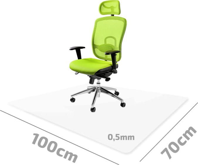 ZOLTA Mata ochronna 0,5mm 100x70cm Podkładka pod fotel biurowy