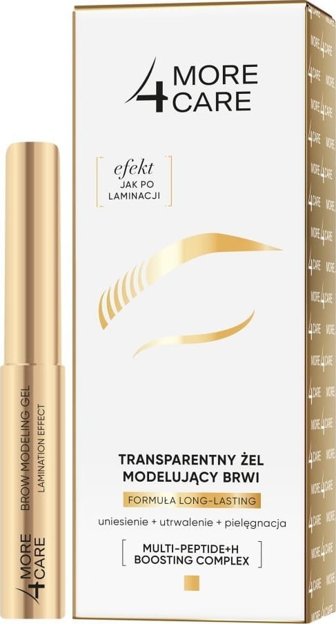 MORE4CARE_Transparentny żel modelujący brwi 8ml