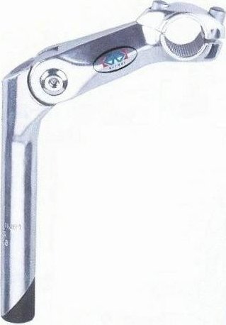 Zoom Wspornik kierownicy regulowany KWG-8-26 22.2-120-180 aluminiowy srebrny Uniwersalny