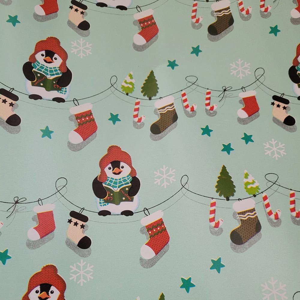 Fastima Papier świąteczny do pakowania kolorowy 70cmx4m 4m9