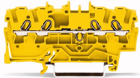 Wago Złączka 4-przewodowa 2,5mm2 żółta (2002-1406)