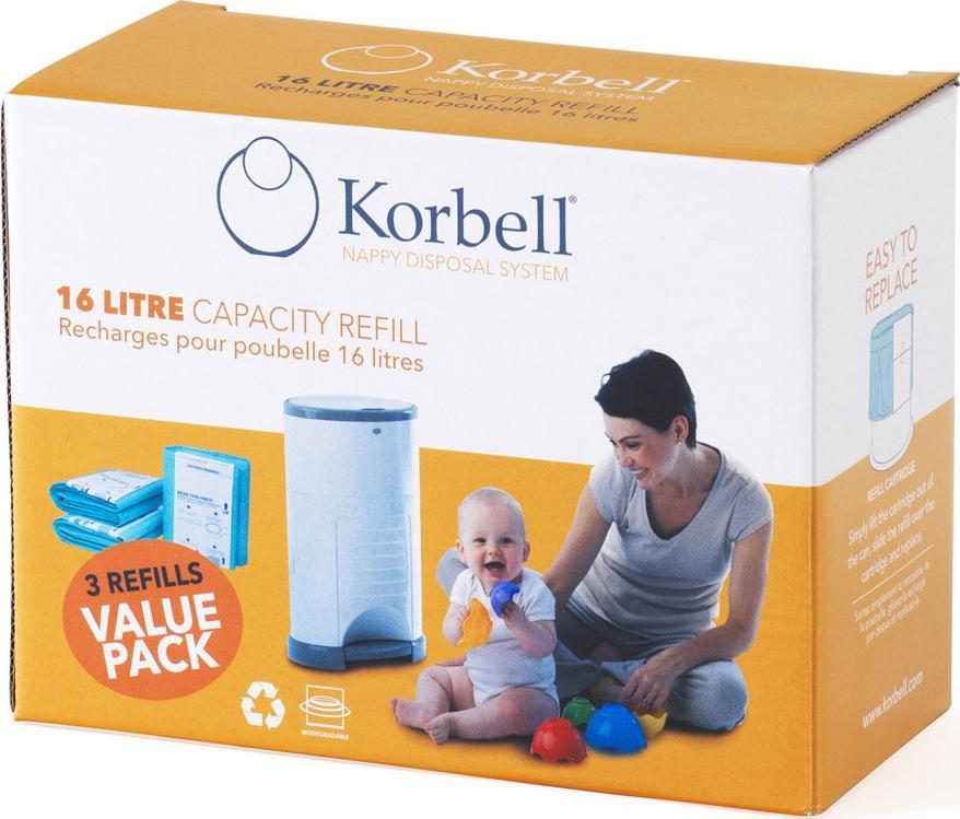 Korbell Korbell 16L-wkład worek/Refill 3-pack