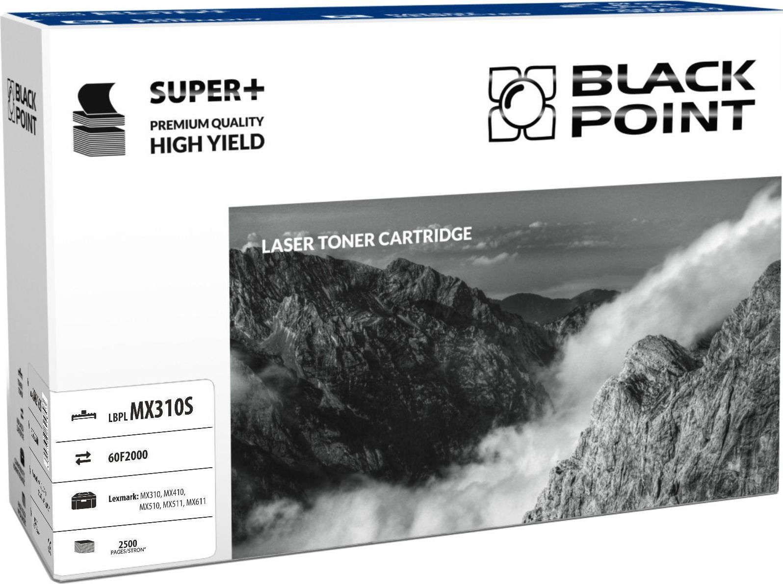 Toner Black Point LBPLMX310S Black Zamiennik 60F2000 (BLLMX310SBCBW)