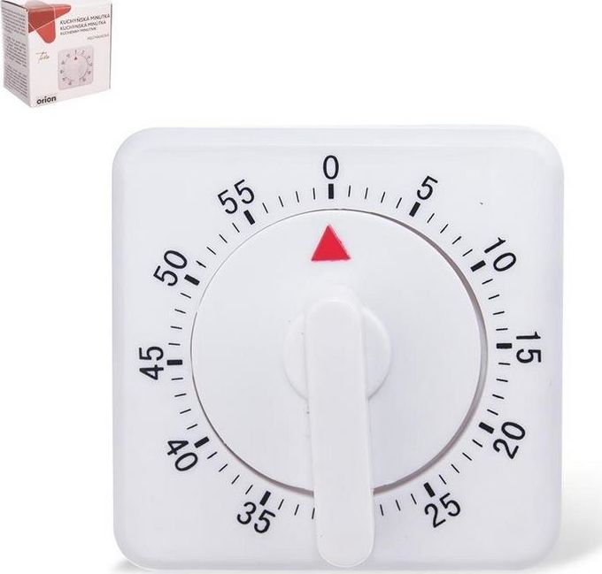 Minutnik Orion mechaniczny biały (130739)