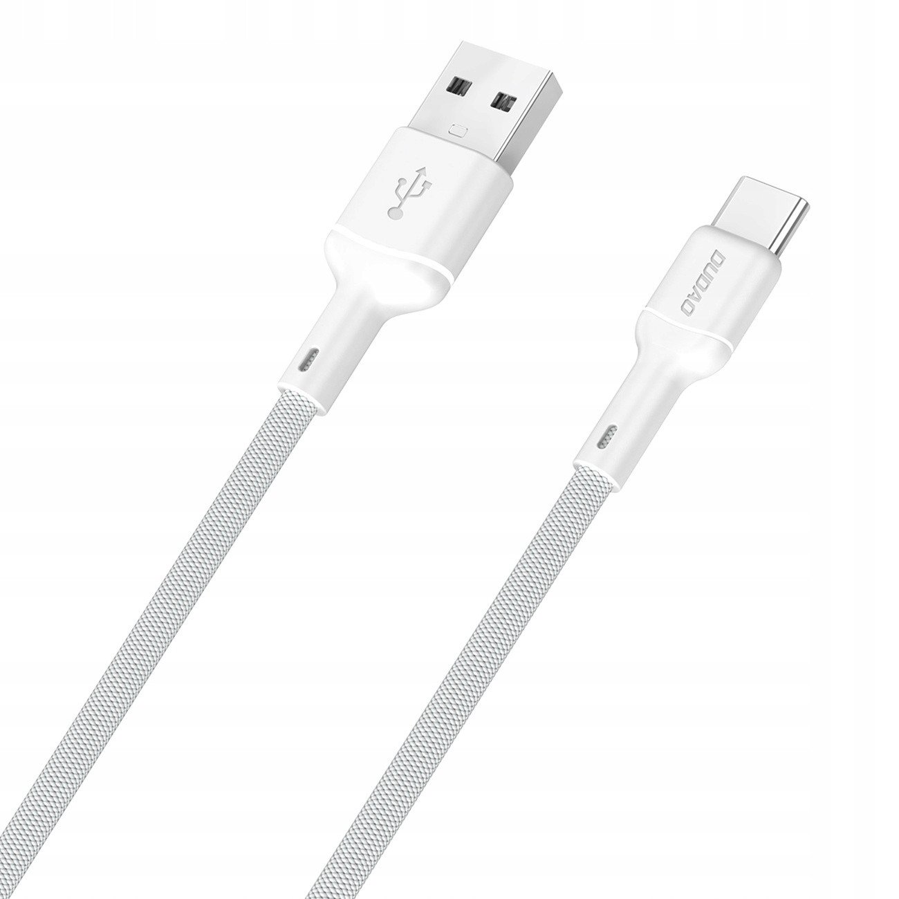 Kabel USB Dudao USB-A - USB-C 1 m Biały (6976625335534)