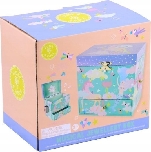 Rock Muzyczna pudełko na biżuterię z poduszkami Fantazja duża