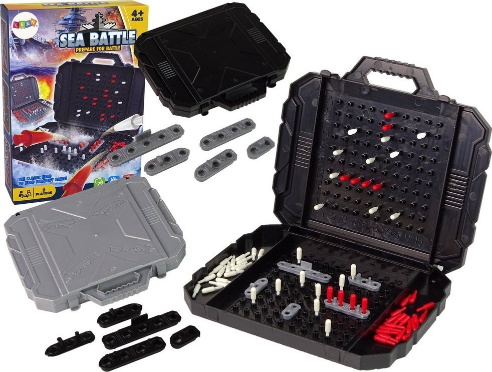 LeanToys Gra Strategiczna W Statki Bitwa Morska Okręty